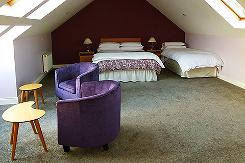 Thidwick, Caherdaniel. County Kerry | Upstairs Family Bedroom