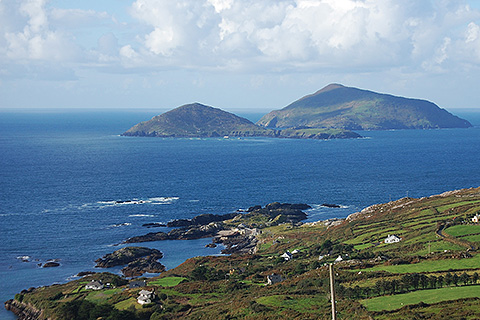 Thidwick, Caherdaniel. County Kerry | View of Deenish and Scariff Island