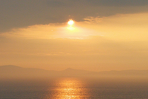 Cáitín's Pub & Accommodation, Kells. County Kerry | View of the Atlantic from the front of Cáitín's