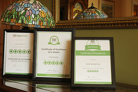 Coomassig View, Sneem. County Kerry | Trip Advisor Certificate of Excellence Awards